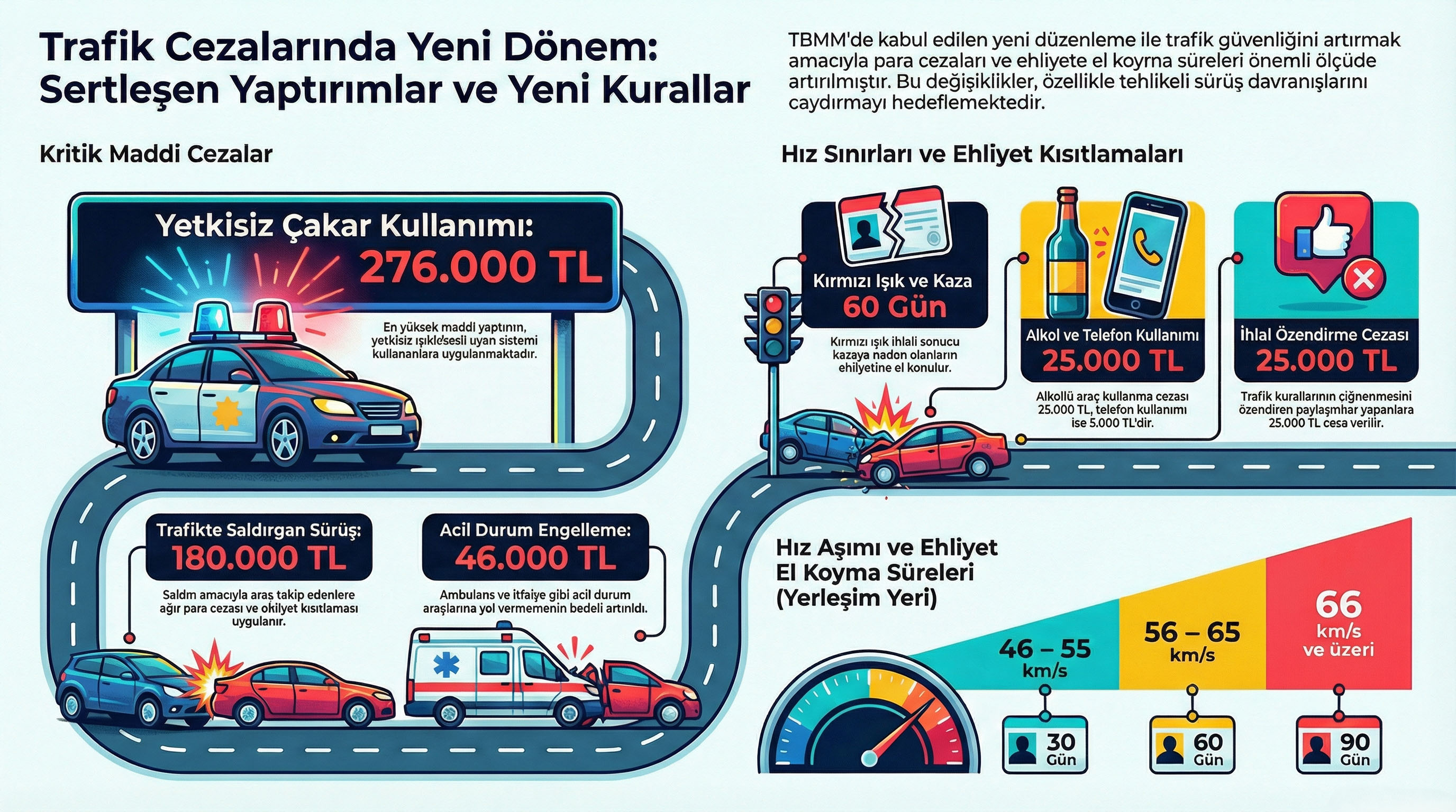 Trafik Cezalarında Yeni Dönem Başlıyor!